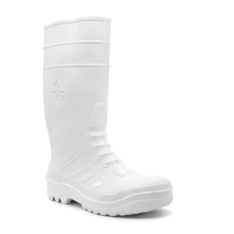Ace Tsavo Gumboots - White (No Steel Toe) - ACE Safety Shoes